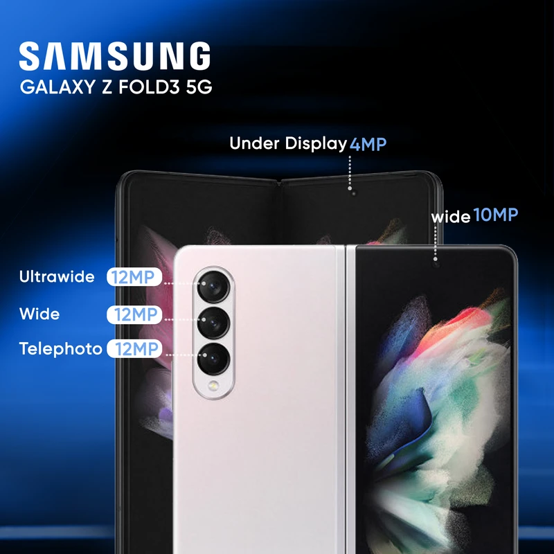 گوشی موبایل سامسونگ مدل GALAXY Z FOLD3 SM-F926B/DS 5G دو سیم‌ کارت ظرفیت 512 گیگابایت و رم 12 گیگابایت، تصویر 45