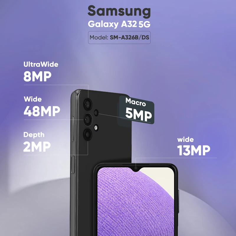 گوشی موبایل سامسونگ مدل Galaxy A32 5G SM-A326B/DS دو سیم‌کارت ظرفیت 128 گیگابایت و رم 6 گیگابایت، تصویر 47