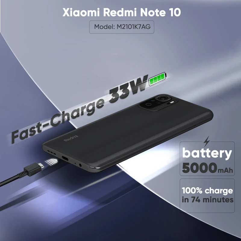 گوشی موبایل شیائومی مدل Redmi Note 10 M2101K7AG دو سیم‌ کارت ظرفیت 128 گیگابایت و رم 4 گیگابایت، تصویر 22