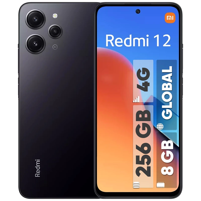 گوشی موبایل شیائومی مدل Redmi 12 دو سیم کارت ظرفیت 256 گیگابایت و رم 8 گیگابایت