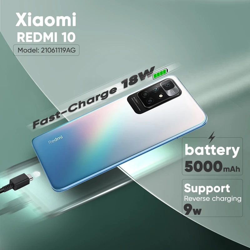 گوشی موبایل شیائومی مدل Redmi 10 21061119AG دو سیم‌ کارت ظرفیت 128 گیگابایت و رم 6 گیگابایت، تصویر 21