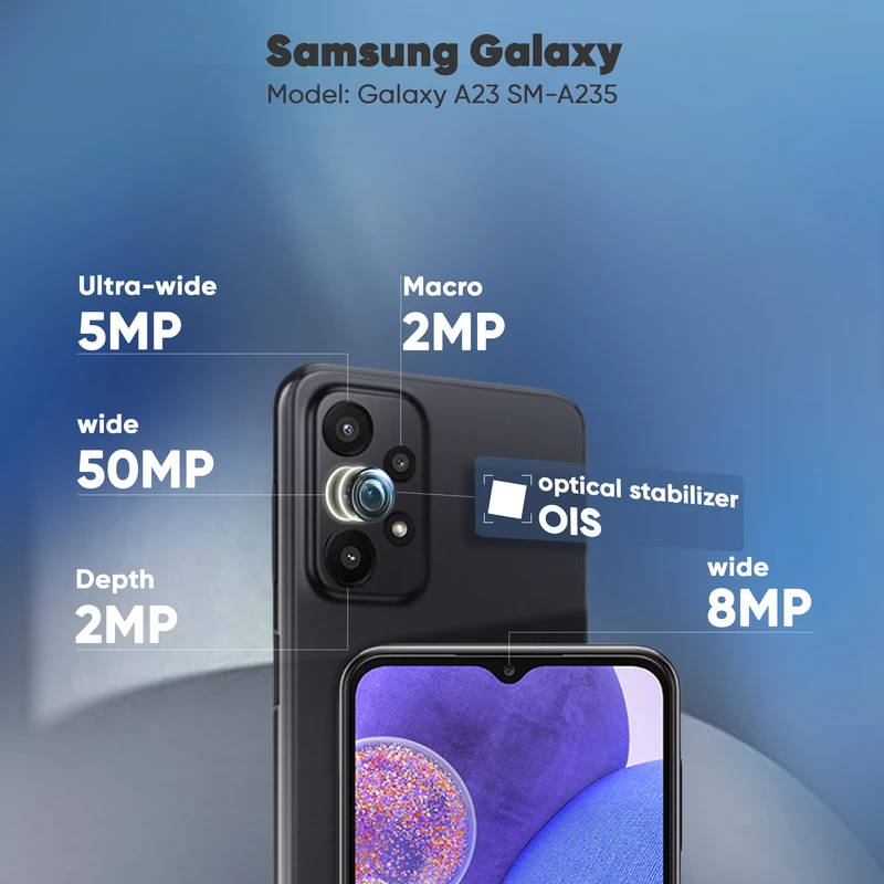 گوشی موبایل سامسونگ مدل Galaxy A23 دو سیم کارت ظرفیت 128 گیگابایت و رم 4 گیگابایت، تصویر 4