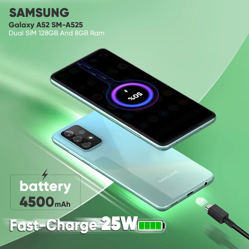 گوشی موبایل سامسونگ مدل Galaxy A52 SM-A525 دو سیم‌کارت ظرفیت 128 گیگابایت و رم 8 گیگابایت، تصویر 11