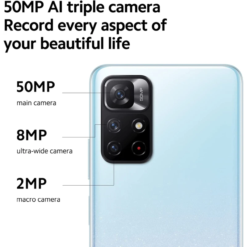 گوشی موبایل شیائومی مدل Redmi Note 11S 5G 22031116BG دو سیم کارت ظرفیت 128 گیگابایت و رم 6 گیگابایت، تصویر 6