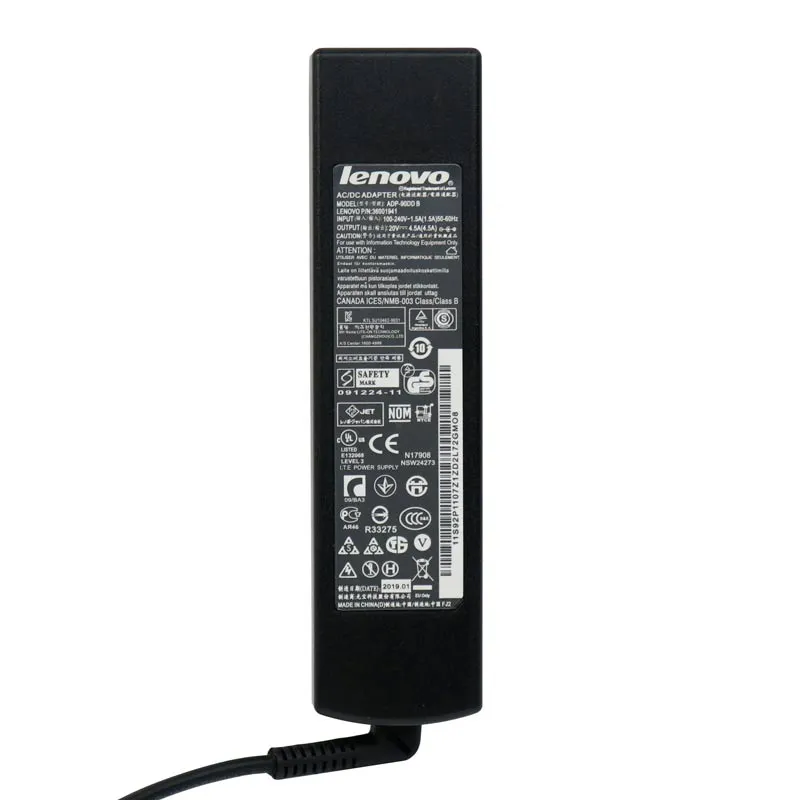 شارژر لپ تاپ اورجینال لنوو Lenovo 20V 4.5A، تصویر 5
