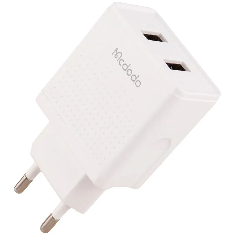 شارژر دیواری فست شارژ Mcdodo CH-3970 2Port 2.4A 12W + کابل آیفونی، تصویر 5