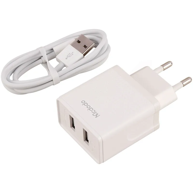 شارژر دیواری فست شارژ Mcdodo CH-3972 2Port 2.4A 12W + کابل تایپ سی، تصویر 6
