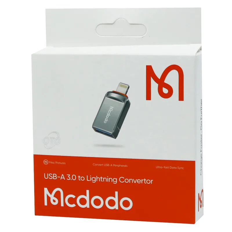 تبدیل Mcdodo OT-8600 OTG USB To Lightning، تصویر 5