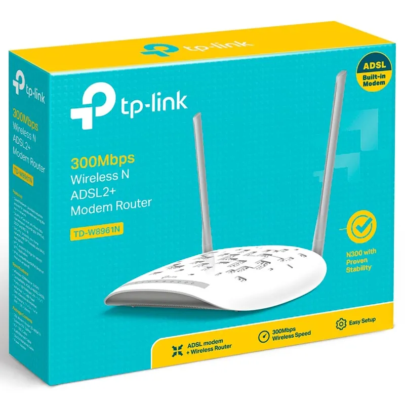 مودم روتر +ADSL2 تی پی لینک TD-W8961N، تصویر 4