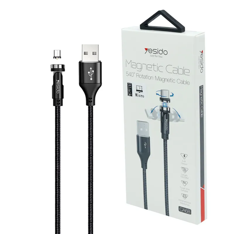 کابل میکرو یو اس بی مگنتی Yesido CA68، تصویر 4
