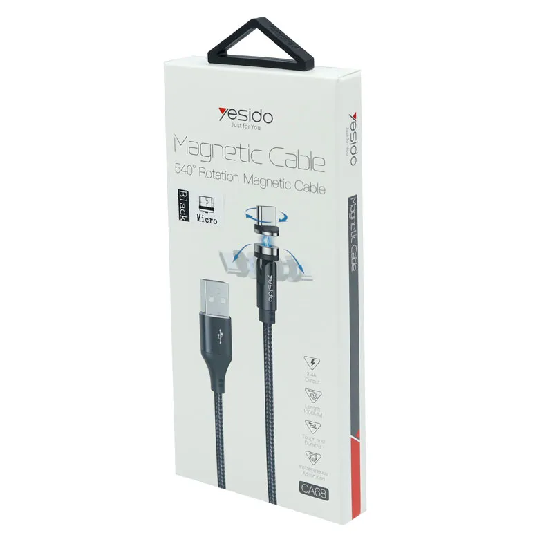 کابل میکرو یو اس بی مگنتی Yesido CA68، تصویر 5
