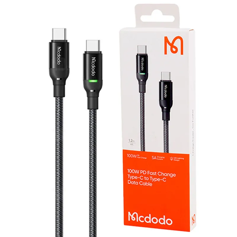 کابل تبدیل فست شارژ Mcdodo CA-2730 Type-C To Type-C PD 100W 5A 1.2m، تصویر 7