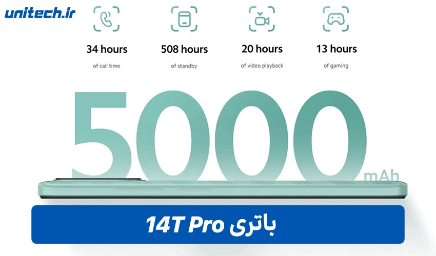 باتری 14T Pro با ظرفیت 512 گیگابایت