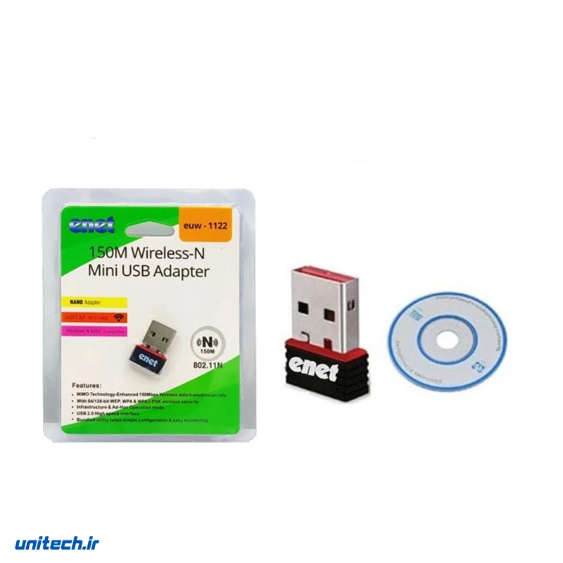 دانگل وای فای USB ای نت مدل euw-1122، تصویر 3