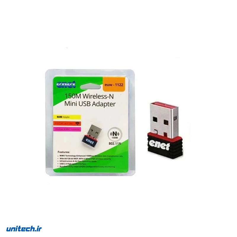 دانگل وای فای USB ای نت مدل euw-1122، تصویر 2