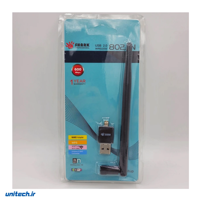 دانگل وای فای شارک مدل 802-300MBP-LONG ANTEN کد 2024، تصویر 2