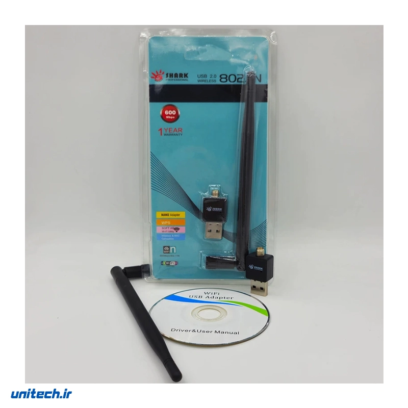 دانگل وای فای شارک مدل 802-300MBP-LONG ANTEN کد 2024، تصویر 3