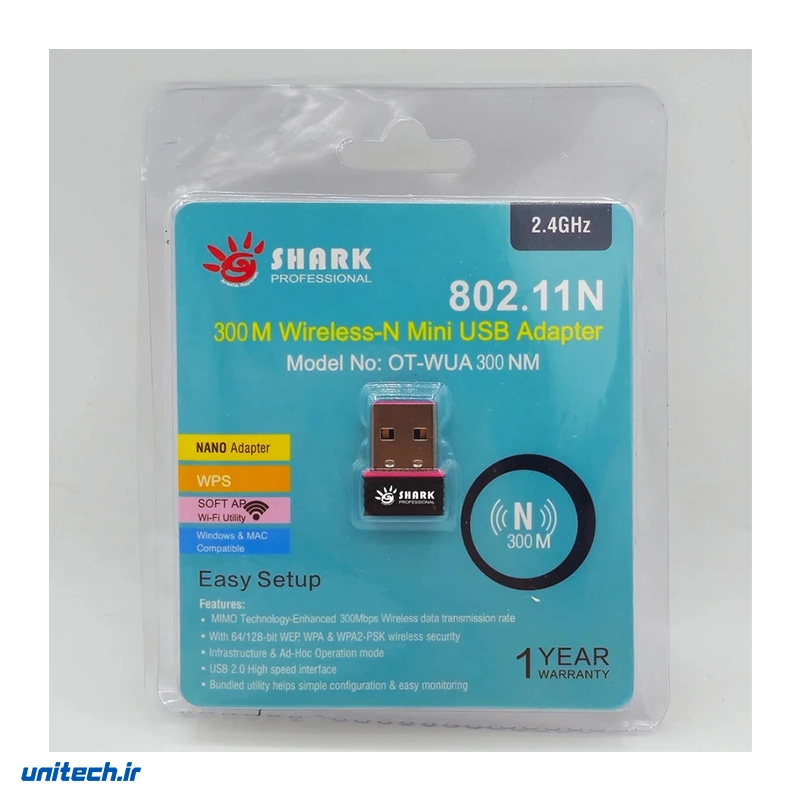 دانگل وای فای شارک مدل OT-WUA300M2024 کد 2024، تصویر 2