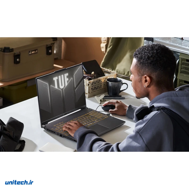 لپ تاپ 16 اینچی ایسوس مدل TUF Gaming F16 FX607VJ-RL805W-Core i5 210H-24GB DDR4 3200MHz-512GB SSD-RTX3050 6GB-FHD 144Hz، تصویر 8