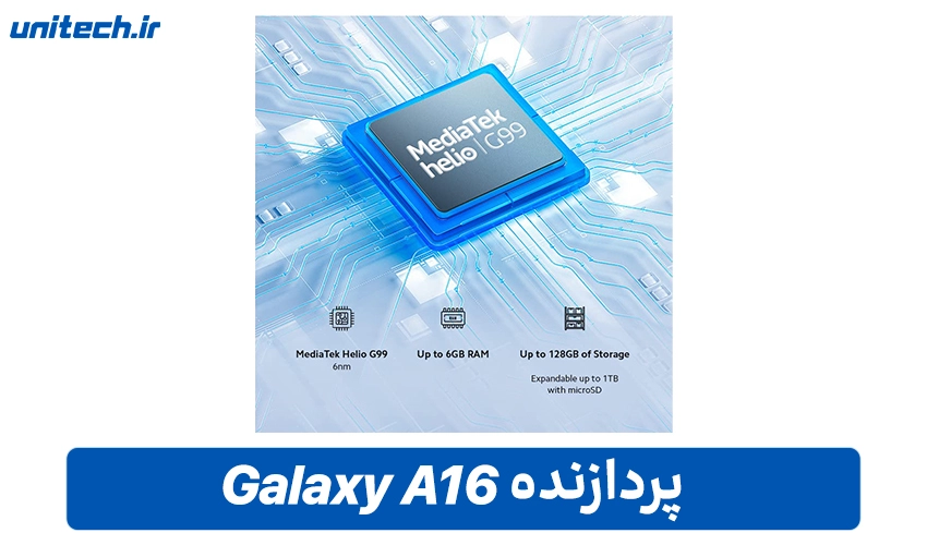 پردازنده گوشی سامسونگ A16