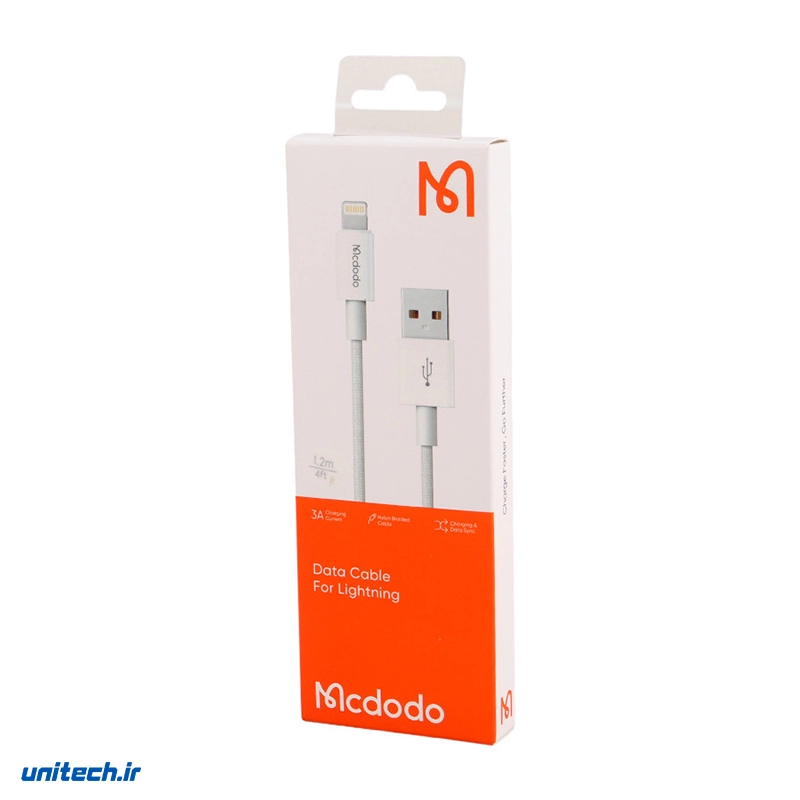 کابل آیفونی فست شارژ مک دودو مدل CA-275 3A 1.2m، تصویر 5
