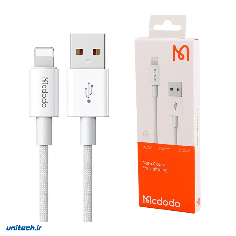 کابل آیفونی فست شارژ مک دودو مدل CA-275 3A 1.2m، تصویر 6