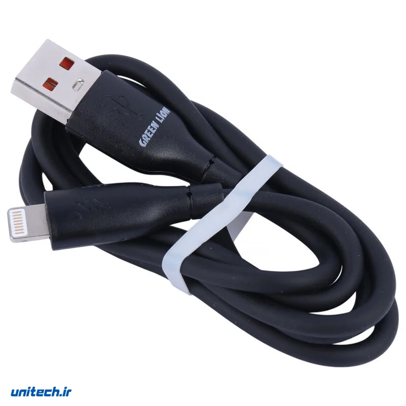 کابل آیفونی فست شارژ  گرین لاین مدل GNPVCUSALGBK QC 12W 1m، تصویر 2