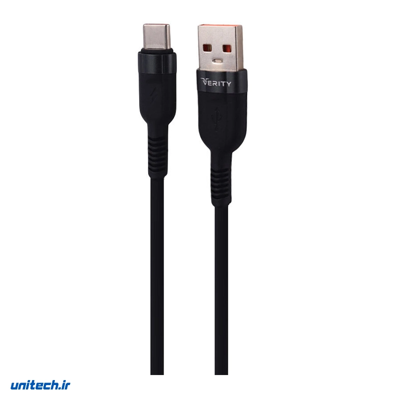 کابل تایپ سی فست شارژ 65 وات وریتی مدل CB-3160T-B طول 1 متر، تصویر 3