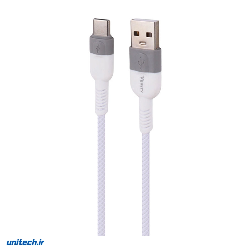 کابل تایپ سی فست شارژ 65 وات وریتی مدل CB-3161T-W طول 1 متر، تصویر 4