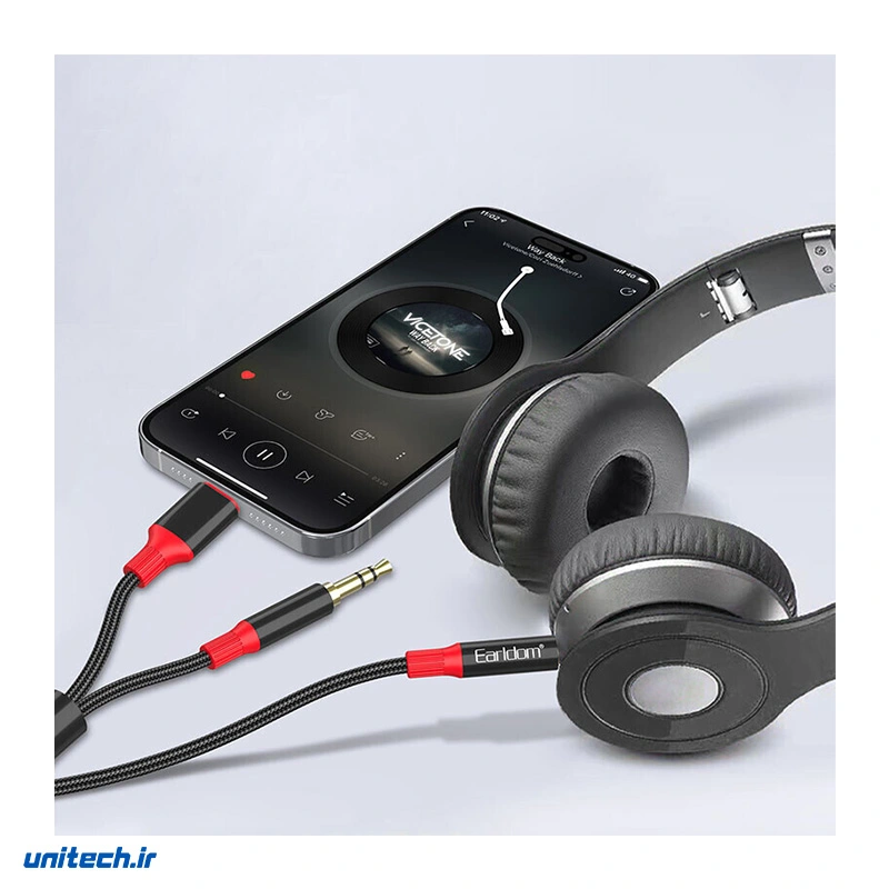 کابل تبدیل AUX به AUX/Lightning ارلدام مدل ET-AUX79 طول 1.2 متر، تصویر 7