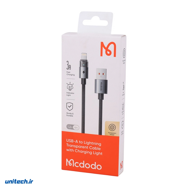 کابل لایتنینگ فست شارژ 3 آمپر مک دودو مدل CA-691 طول 1.2 متر، تصویر 8