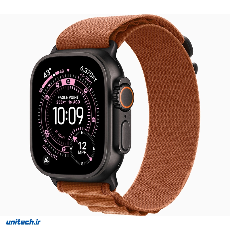 ساعت هوشمند 49 میلی‌متری اپل مدل Ultra 3 Black Titanium با بند Alpine Loop، تصویر 2