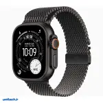 ساعت هوشمند 49 میلیمتری اپل مدل Ultra 3 Black Titanium با بند Titanium Milanese Loop
