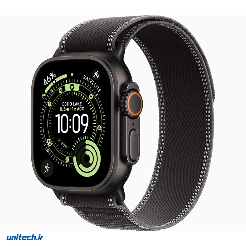 ساعت هوشمند 49 میلی‌متری اپل مدل Ultra 3 Black Titanium با بند Trail Loop، تصویر 3