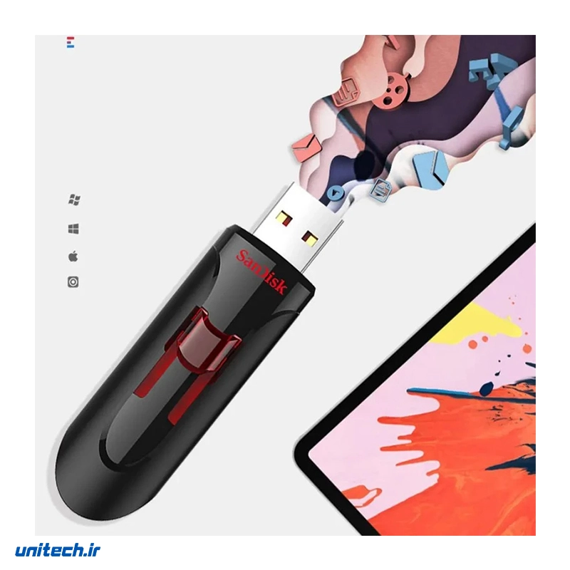 فلش مموری سن دیسک مدل CZ600 ظرفیت 256 گیگابایت، تصویر 3