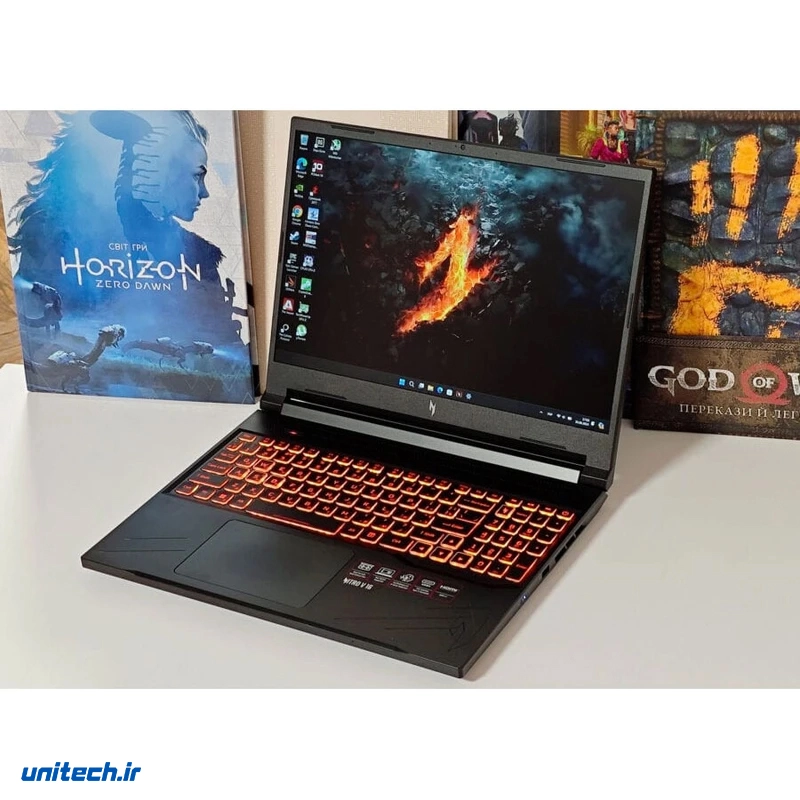 لپ تاپ 16 اینچی ایسر مدل Nitro V 16 ANV16-71-760Q-i7 14650HX-16GB DDR5 5600MHz-512GB SSD-RTX4050-FHD 165Hz، تصویر 13