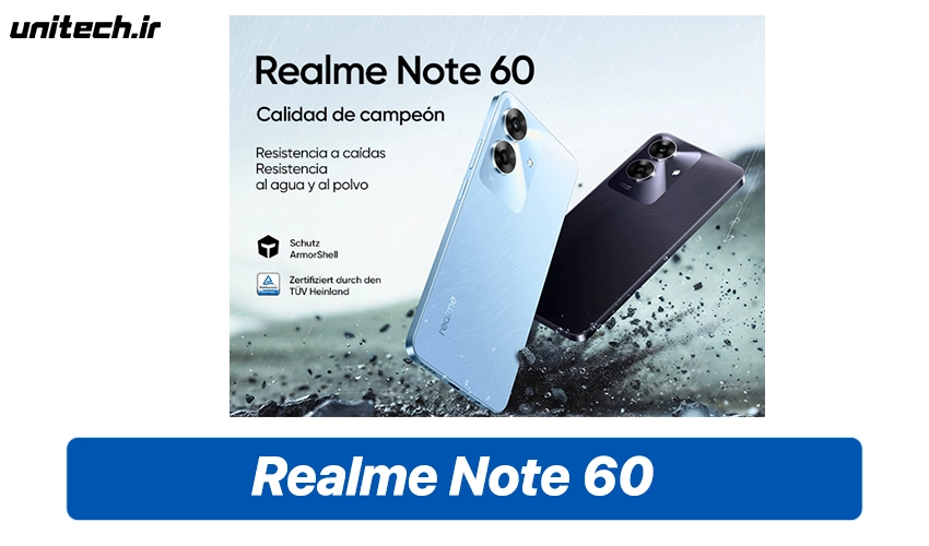 خرید گوشی Realme Note 60 با ظرفیت 128 و رم 4