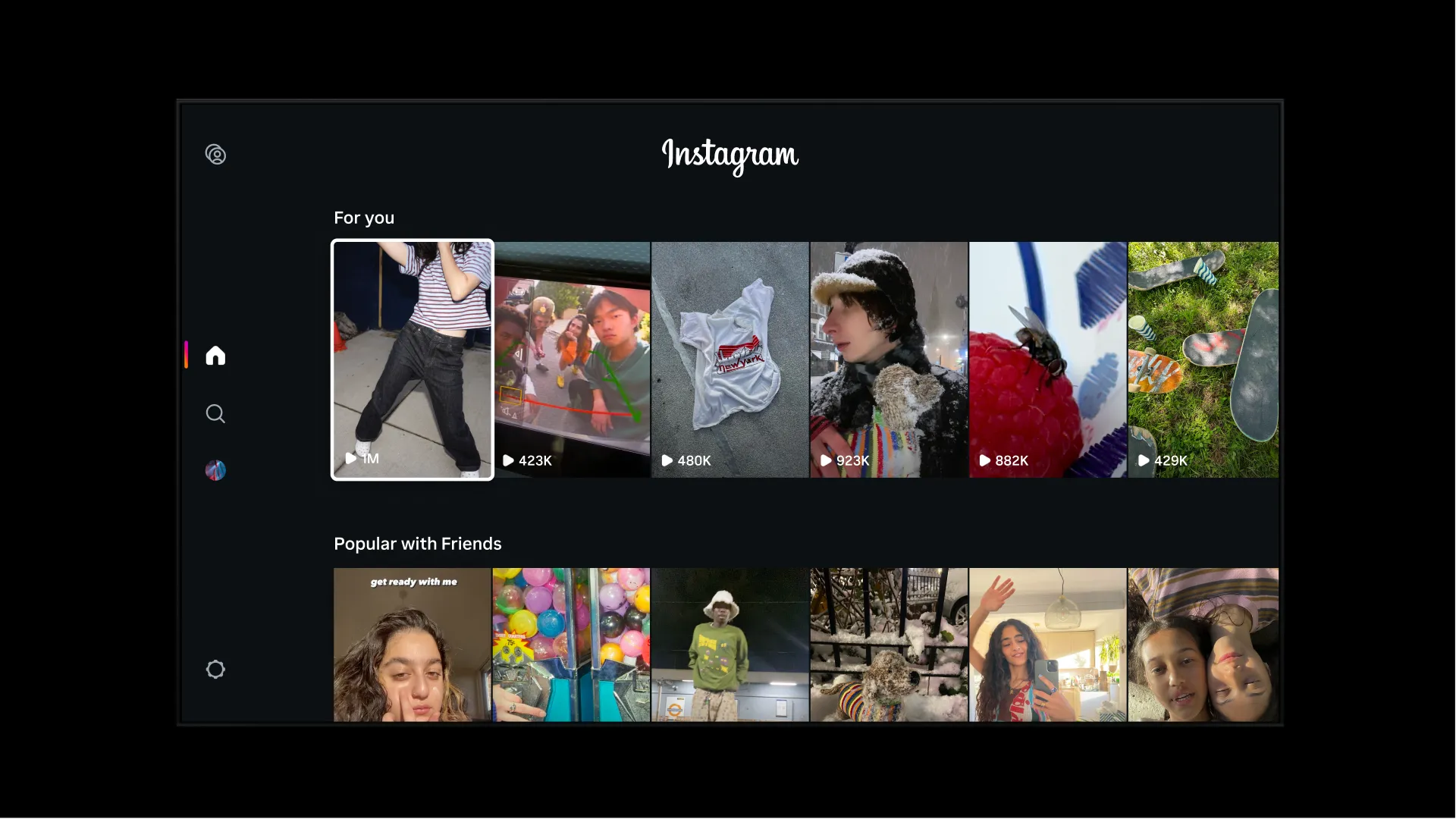 Instagram for TV