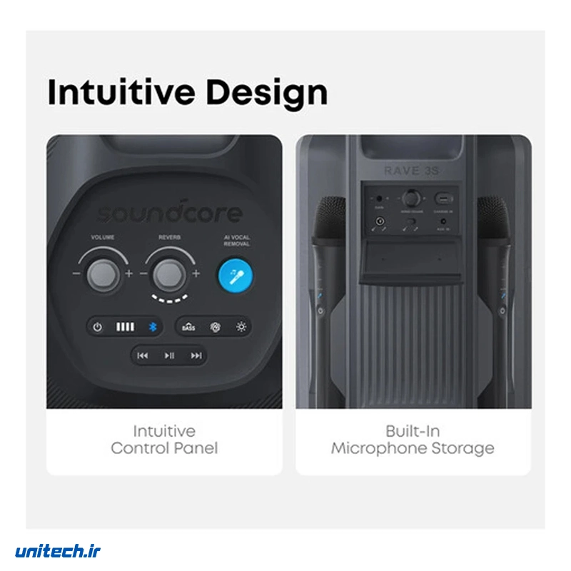 اسپیکر بلوتوثی انکر مدل soundcore Rave 3S، تصویر 6