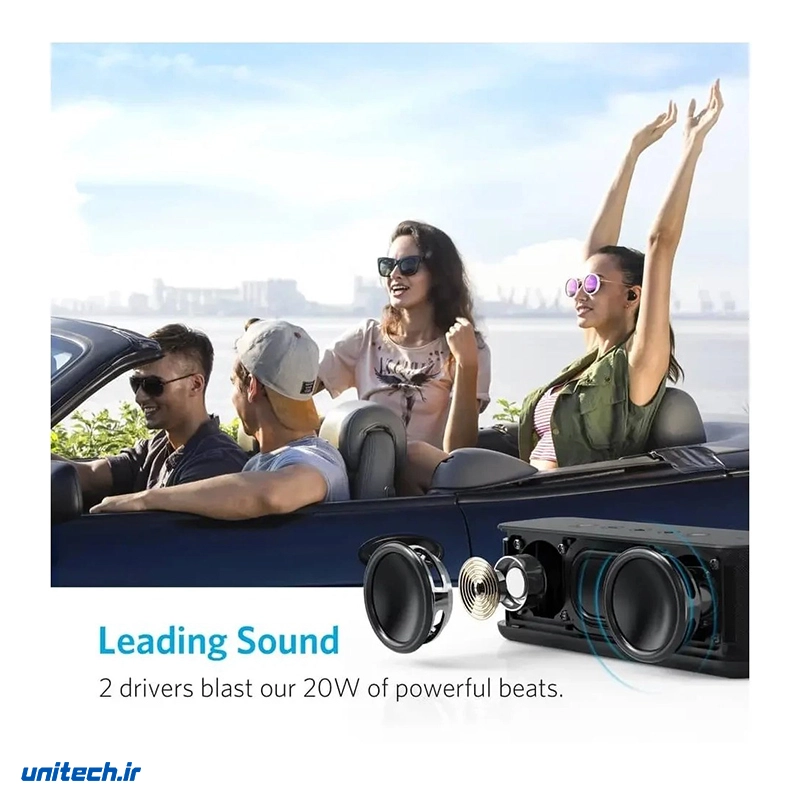 اسپیکر بلوتوثی قابل حمل انکر مدل SoundCore Boost، تصویر 5
