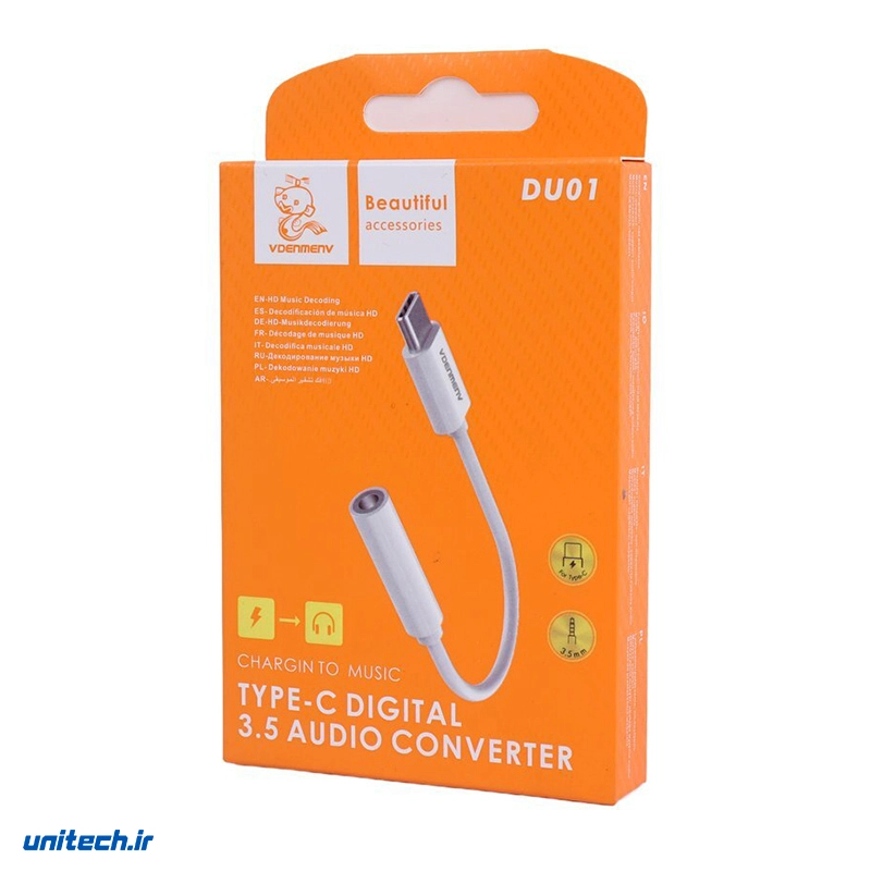 تبدیل Type-C به AUX دنمن مدل DU01، تصویر 4