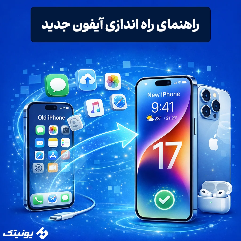 راهنمای جامع راه اندازی آیفون جدید | از روشن کردن تا انتقال کامل اطلاعات