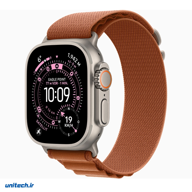 ساعت هوشمند 49 میلی‌متری اپل مدل Ultra 3 Natural Titanium با بند Alpine Loop، تصویر 2