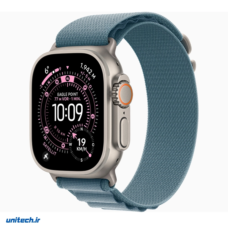 ساعت هوشمند 49 میلی‌متری اپل مدل Ultra 3 Natural Titanium با بند Alpine Loop
