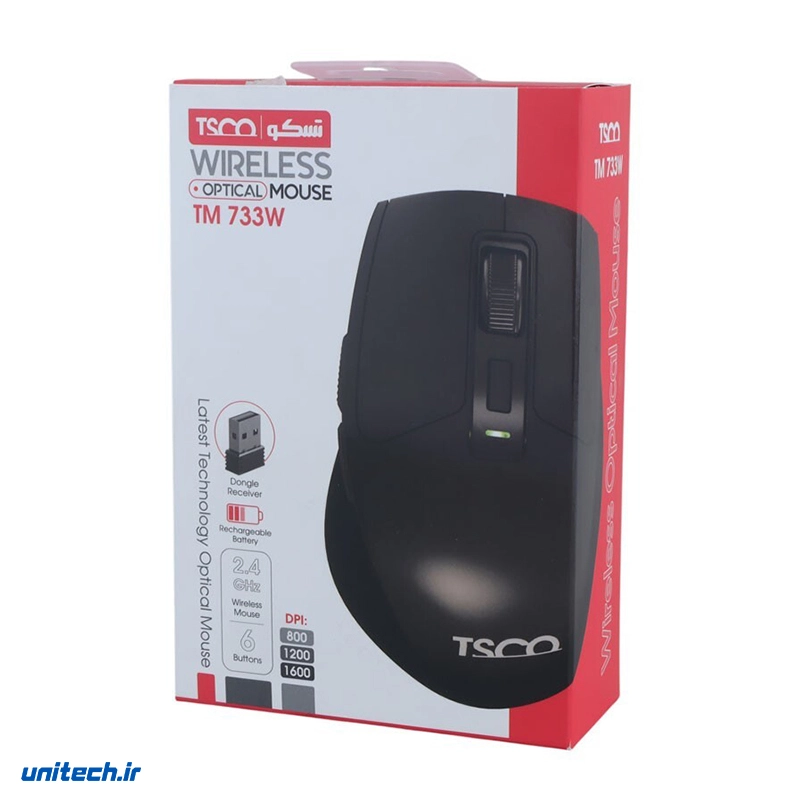 موس بی سیم تسکو TM 733W، تصویر 6