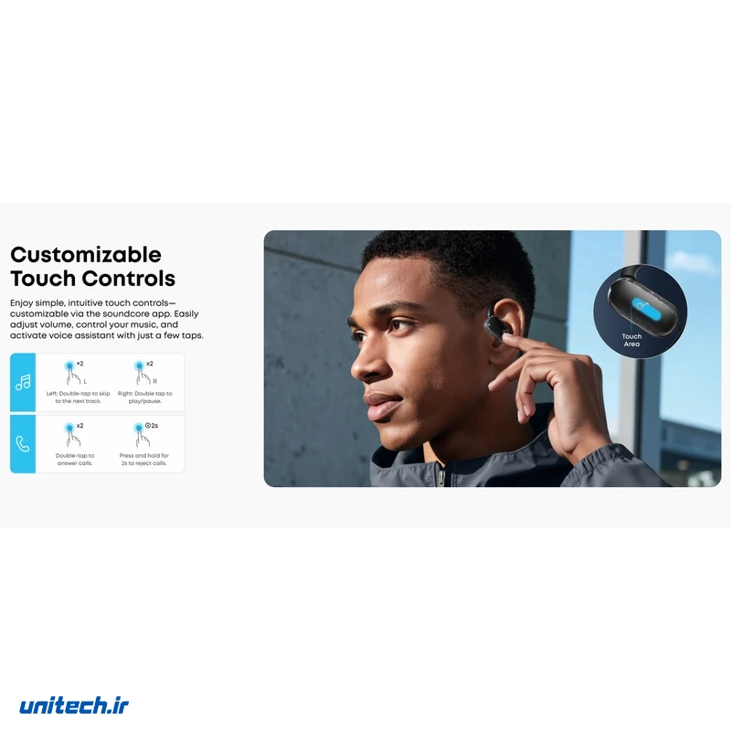 هدفون بلوتوثی انکر مدل SoundCore V40i، تصویر 8