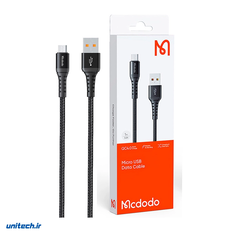 کابل میکرو یو اس بی فست شارژ 3 آمپر مک دودو CA-2281 طول 1 متر، تصویر 7