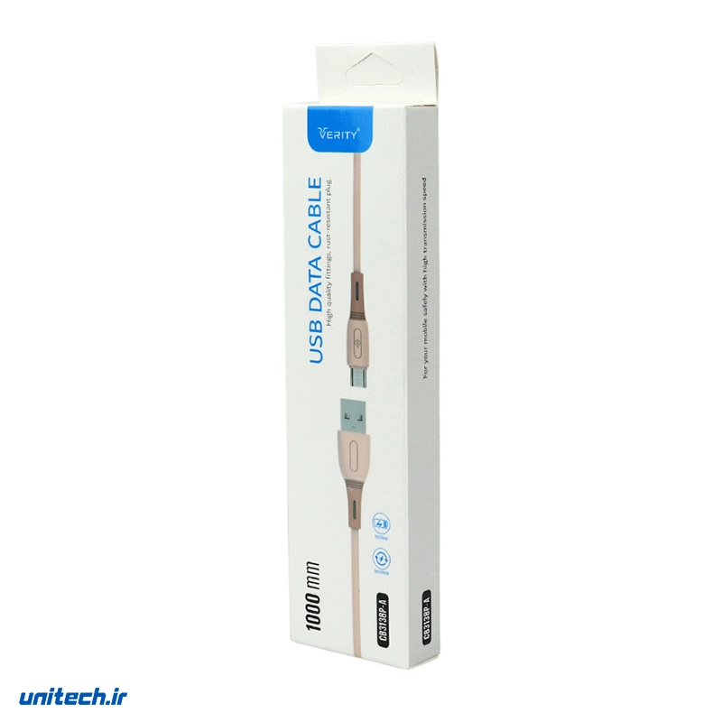 کابل میکرو یو اس بی فست شارژ وریتی CB-3138 طول 1 متر، تصویر 4
