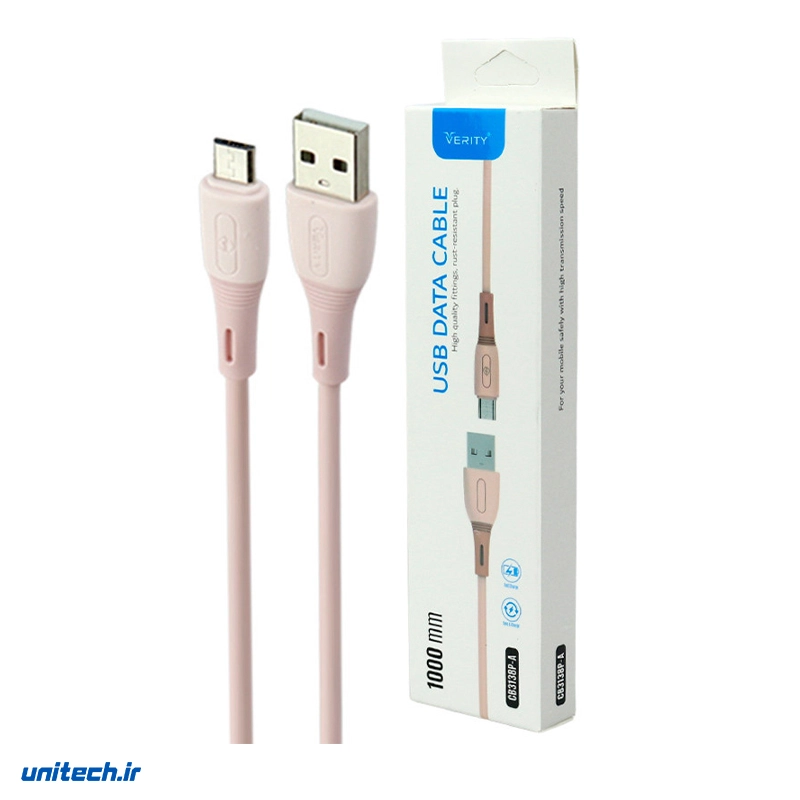 کابل میکرو یو اس بی فست شارژ وریتی CB-3138 طول 1 متر، تصویر 5