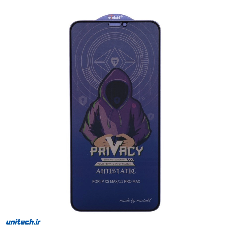 گلس پرایوسی آنتی استاتیک میتوبل آیفون iPhone XS Max
